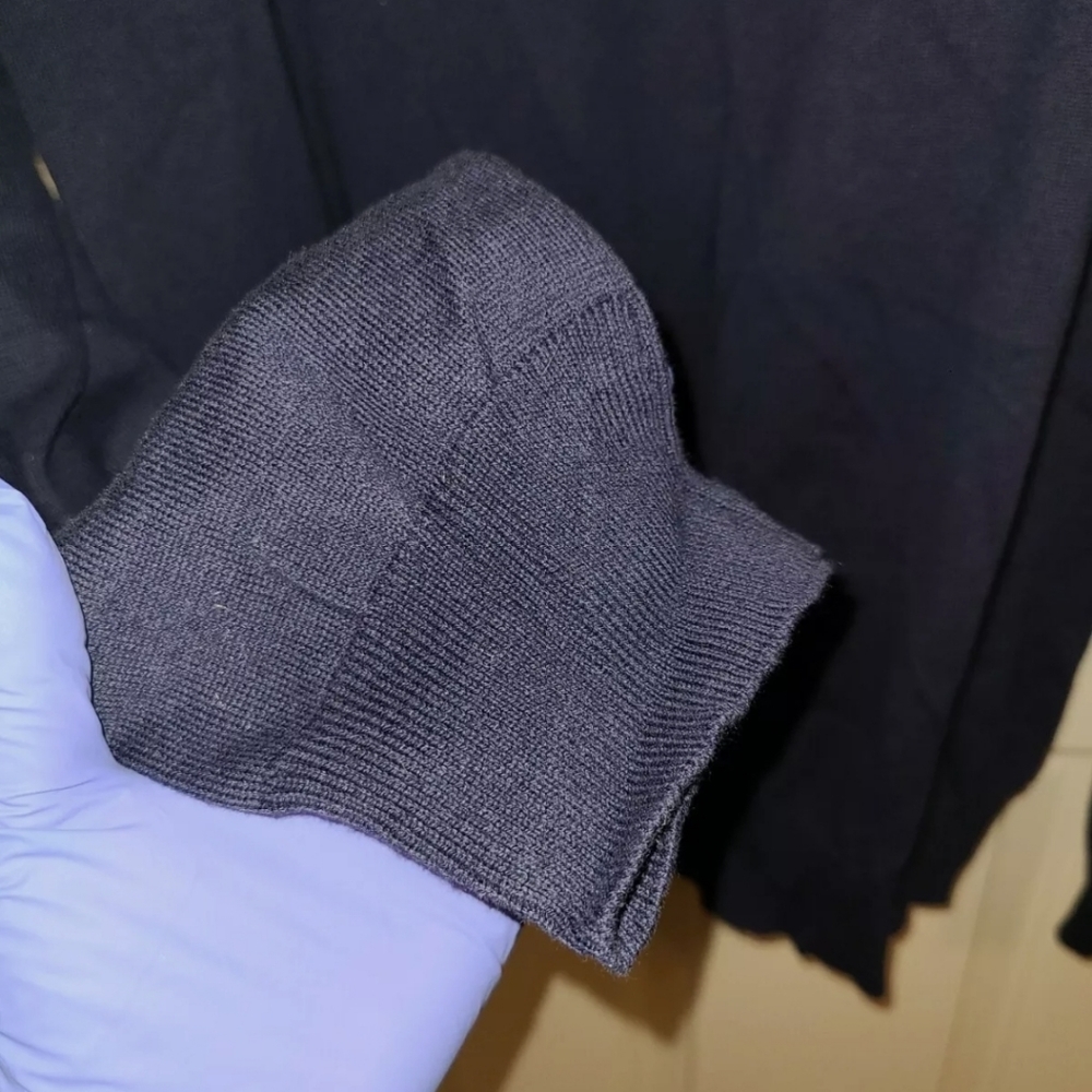 Club Room Men's Knit V-Neck Cardigan Navy - Picture 5 of 5